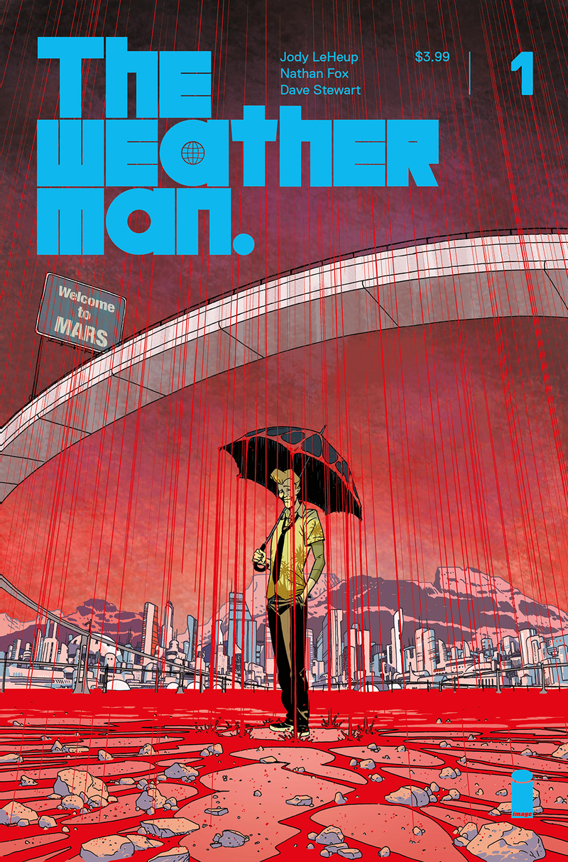 Variant cover art for The Weatherman #1